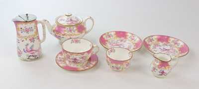 Lot 2403 - MINTON; a breakfast set comprising cup, two...