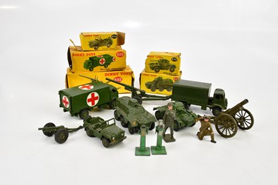 Lot 250 - DINKY; a collection of military vehicles...
