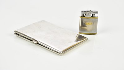 Lot 1639 - RONSON; a cigarette lighter with engraved...