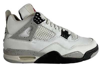 Lot 14 - NIKE; a pair of Air Jordan 4 Retro White...