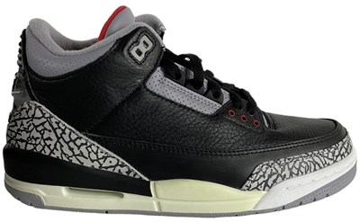 Lot 15 - NIKE; a pair of Air Jordan 3 Retro Black...