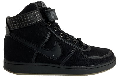 Lot 40 - NIKE; a pair of black Vandal Hi Canvas...