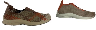 Lot 73 - NIKE; a pair of Air Woven Nutmeg Spice and...