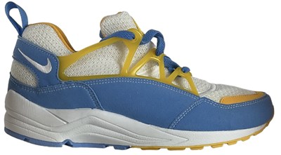 Lot 41 - NIKE; a pair of Air Huarache LT7 blue, yellow...