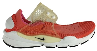 Lot 44 - NIKE; a pair of Sock Dart "Camellia-dark" pink...