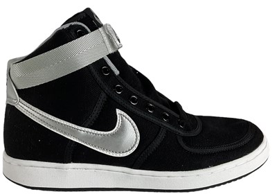 Lot 47 - NIKE; a pair of Vandal Canvas black, metallic...