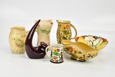 Lot 2476 - A collection of decorative ceramics including...