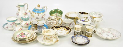 Lot 2387 - COPELAND; a 19th century cream jug, a twin...