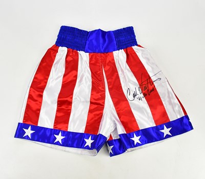 Lot 1833 - CARL WEATHERS; a signed pair of Stars and...