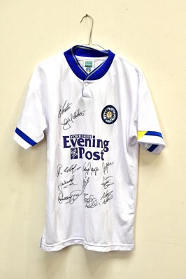 Lot 1844 - LEEDS; a 1992 Champions retro style football...
