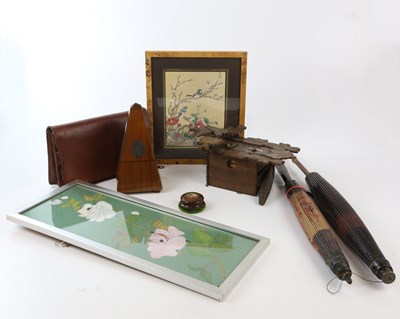 Lot 1594 - A German Black Forest cuckoo clock, a...