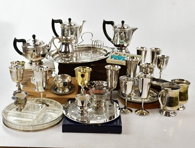 Lot 1756 - A large quantity of assorted silver plate...
