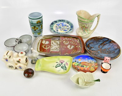 Lot 2399 - A collection of decorative ceramics, including...