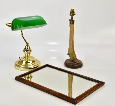Lot 1804 - TAXIDERMY, a deer hoof converted to a table...