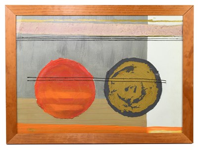 Lot 1270 - MODERN BRITISH; textured oil on canvas,...