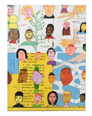 Lot 1267 - NICHOLAS HOLMES; acrylic on canvas, 'Life...