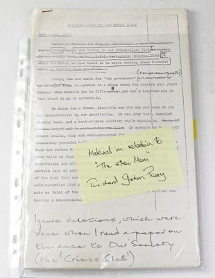 Lot 841 - JULIA AND HERBERT WALLACE; an extensive...