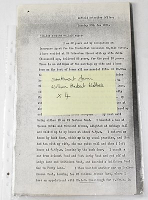 Lot 841 - JULIA AND HERBERT WALLACE; an extensive...