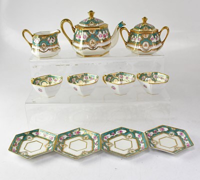 Lot 175 - NORITAKE; a 20th century eleven-piece tea...