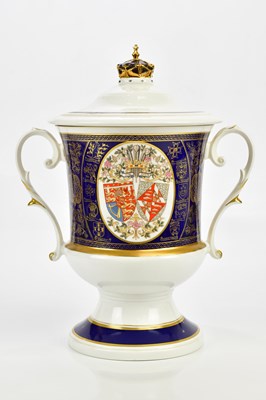 Lot 2483 - CAVERSWALL CHINA; a large limited edition twin...