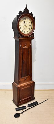 Lot 1291 - A 19th century carved mahogany Scottish eight...