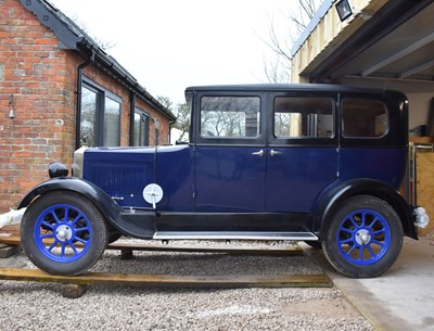 Lot 1502 - A blue Morris Cowley Saloon 1465cc, petrol,...