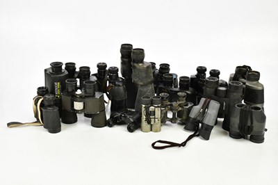 Lot 1768 - A collection of modern binoculars and scopes,...
