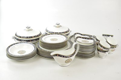 Lot 2969 - WEDGWOOD; a 'Runnymede' pattern dinner service...