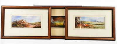 Lot 1779 - G ASHLEY HUNTER; three oil on boards, two of...