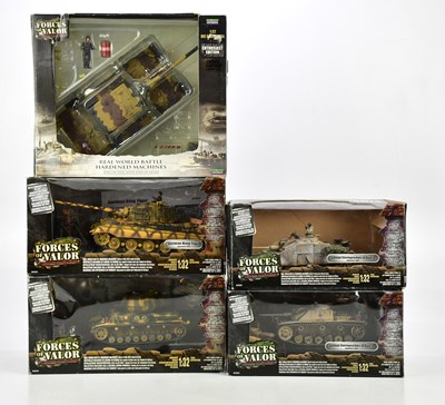 Lot 207 - FORCES OF VALOR; a group of five diecast...