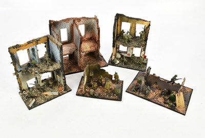 Lot 259 - A large collection of scratch built military...