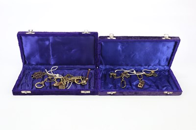 Lot 1646 - A collection of twelve nautical themed keyrings.