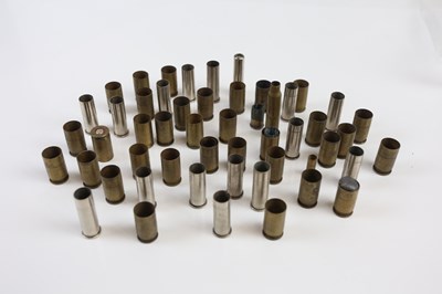 Lot 1614 - A small collection of used bullet casings.