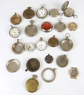 Lot 689 - A collection of various pocket watch cases...