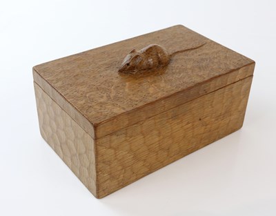 Lot 2019 - WORKSHOP OF ROBERT MOUSEMAN THOMPSON; an adzed...