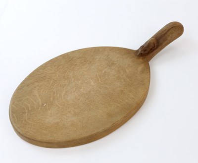 Lot 2025 - WORKSHOP OF ROBERT MOUSEMAN THOMPSON; an oak...