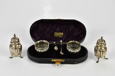 Lot 2186 - A pair of late Victorian hallmarked silver...