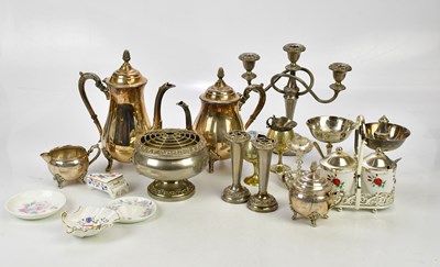 Lot 2029 - A small collection of electroplated items...