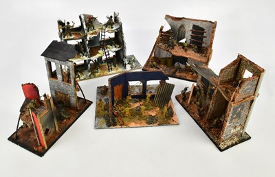 Lot 261 - A collection of military related scratch built...