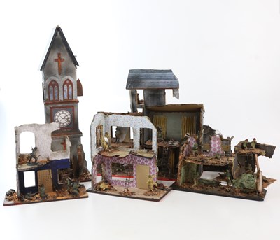 Lot 265 - A collection of scratch built military related...