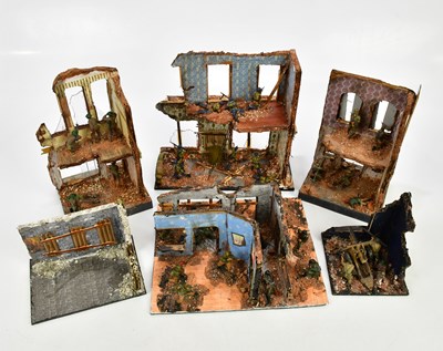 Lot 266 - A collection of scratch built military related...