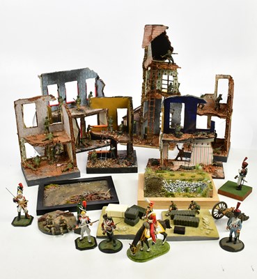 Lot 268 - A collection of scratch built military related...
