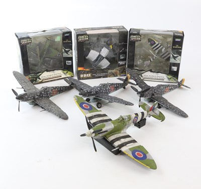 Lot 1631 - FORCES OF VALOR; a collection of seven diecast...