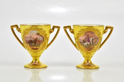 Lot 2423 - VIENNA; a pair of late 19th century twin...