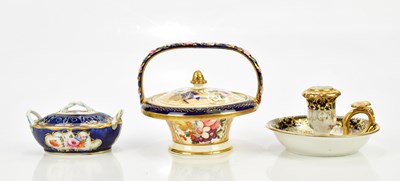 Lot 2432 - DRESDEN; a late 19th century hand painted...