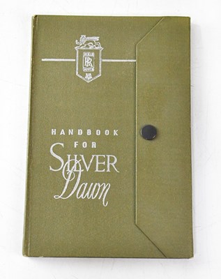 Lot 657 - ROLLS-ROYCE; a c.1954 'Handbook for Silver...