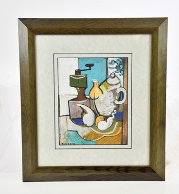 Lot 1752 - GEOFFREY KEY (born 1941); ink and pastel,...