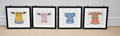 Lot 2605 - Four contemporary watercolours representing...