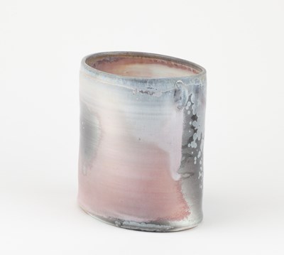 Lot 1 - AASE HAUGAARD (born 1956); an oval wood fired...