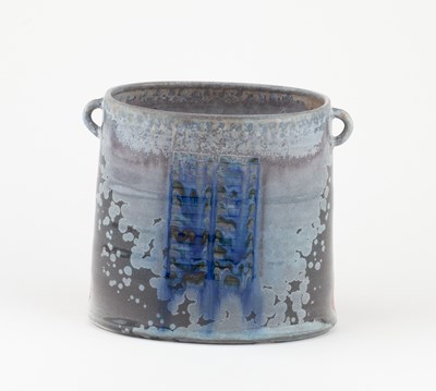 Lot 1 - AASE HAUGAARD (born 1956); an oval wood fired...